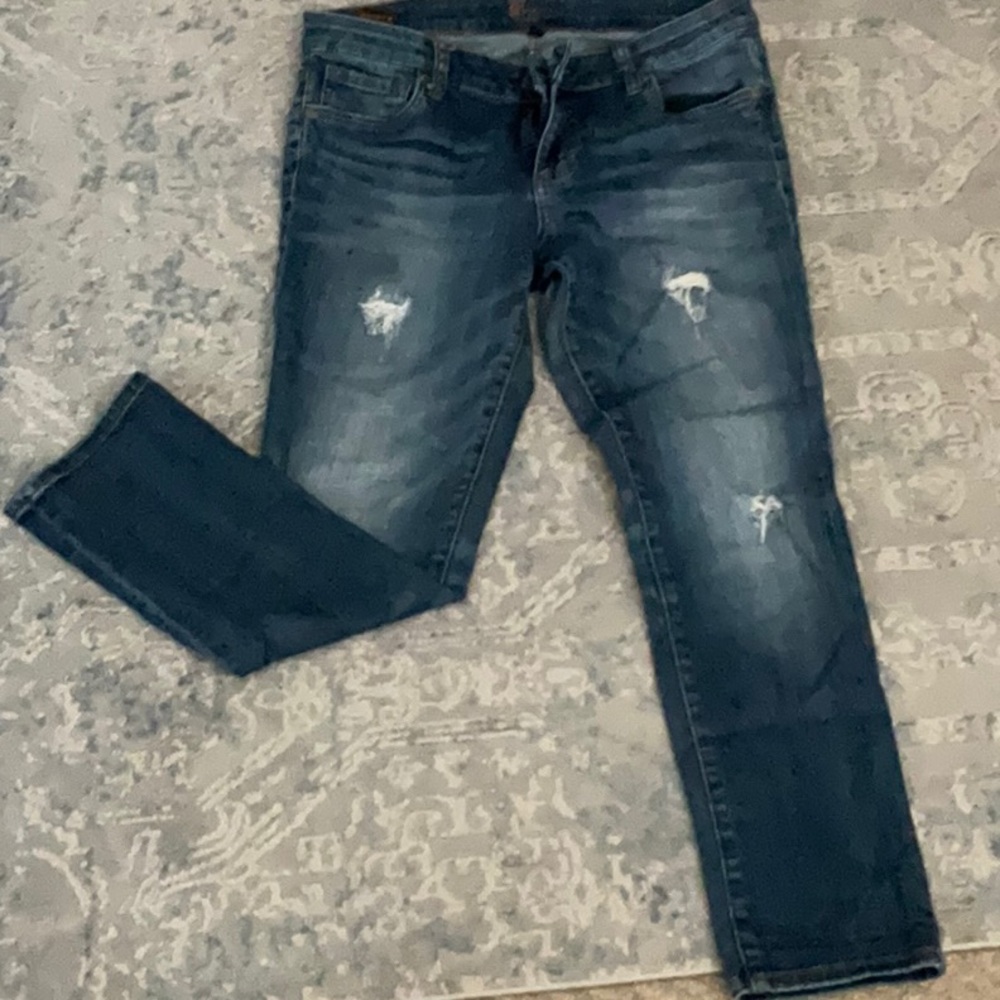 Kut from the Kloth  ripped leg jeans